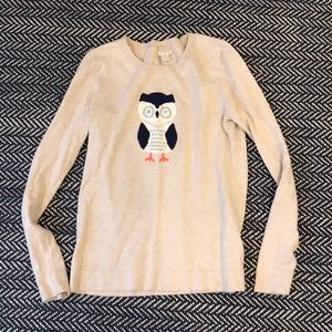Jcrew Owl Sweater